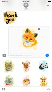 watercolor emoji stickers for imessage & whatsapp alternatives 3