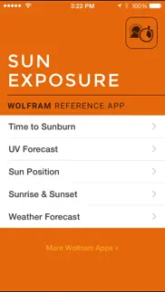 wolfram sun exposure reference app alternativer 1