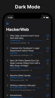 hackerweb - hacker news client alternatives 3