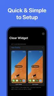 clear widget - blank spaces alternativer 3