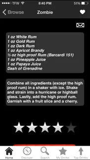 ibartender cocktail recipes alternatives 1
