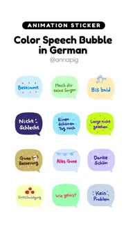 color speech bubble in german alternatives 1