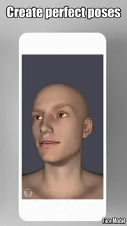 face model -posable human head alternativer 2