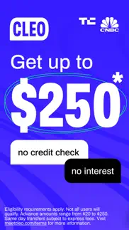 cleo: up to $250 cash advance alternatives 1