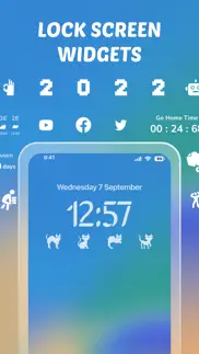 diy widgets: color lock screen alternatives 1