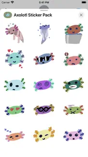 cute axolotl stickers alternatives 1