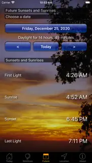 sunset and sunrise times alternatives 4