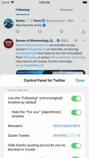 control panel for twitter alternatives 3