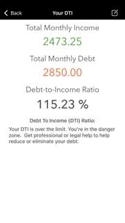 debt to income calculator alternatives 2