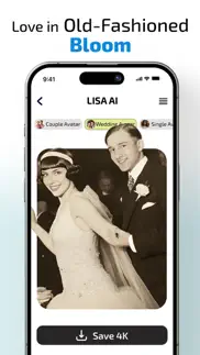 lisa ai: retro wedding avatar alternatives 3