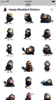 happy blackbird stickers alternatives 2