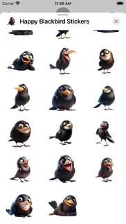happy blackbird stickers alternatives 3